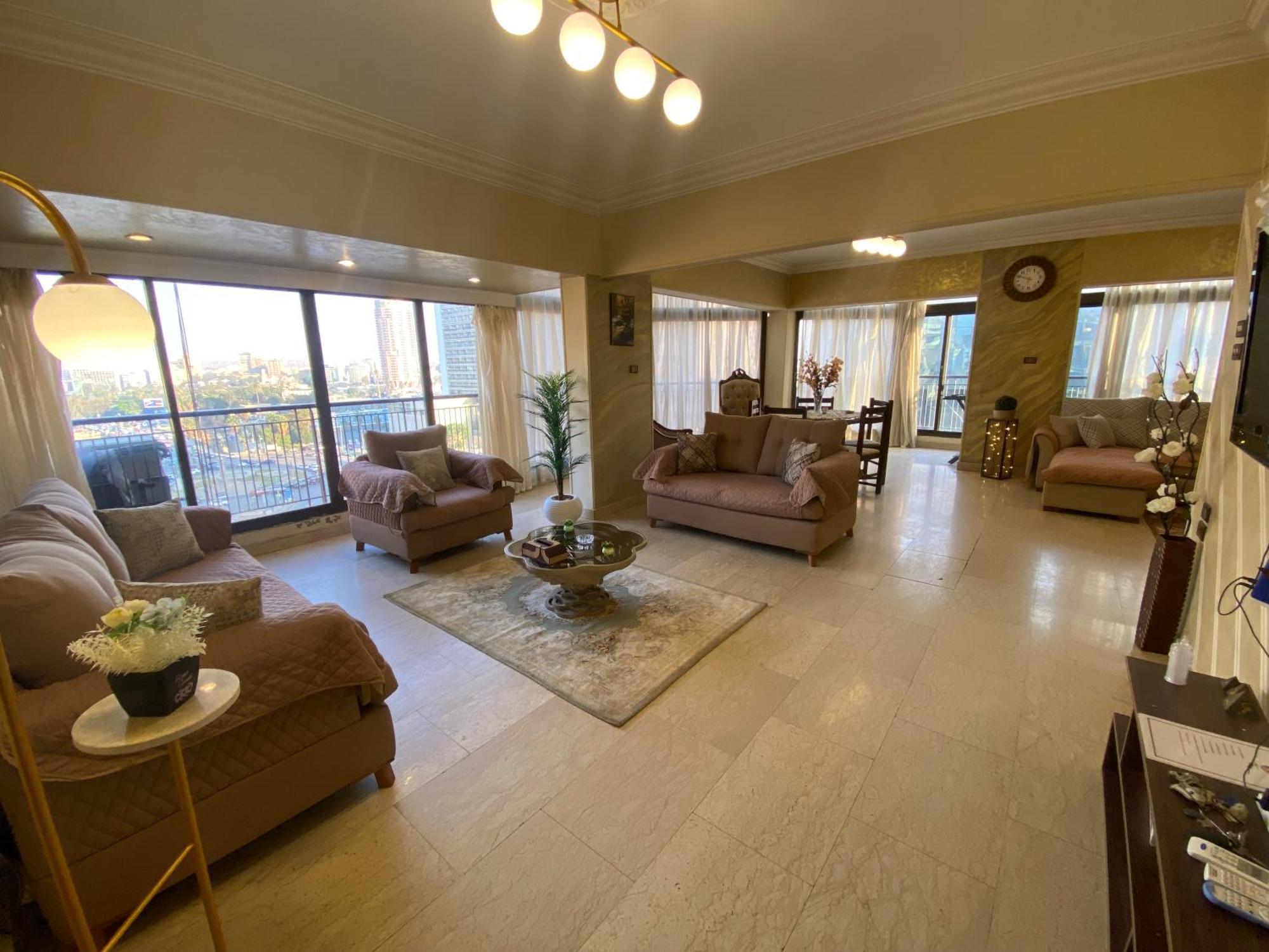 Nile View Dokki Apartman Kairó Kültér fotó