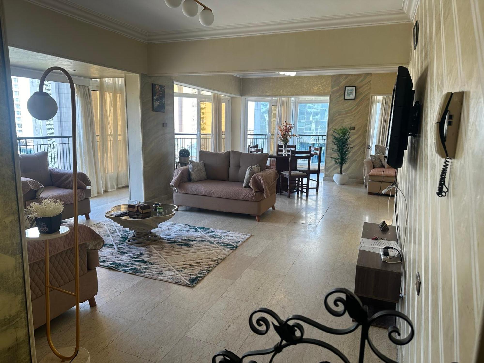 Nile View Dokki Apartman Kairó Kültér fotó